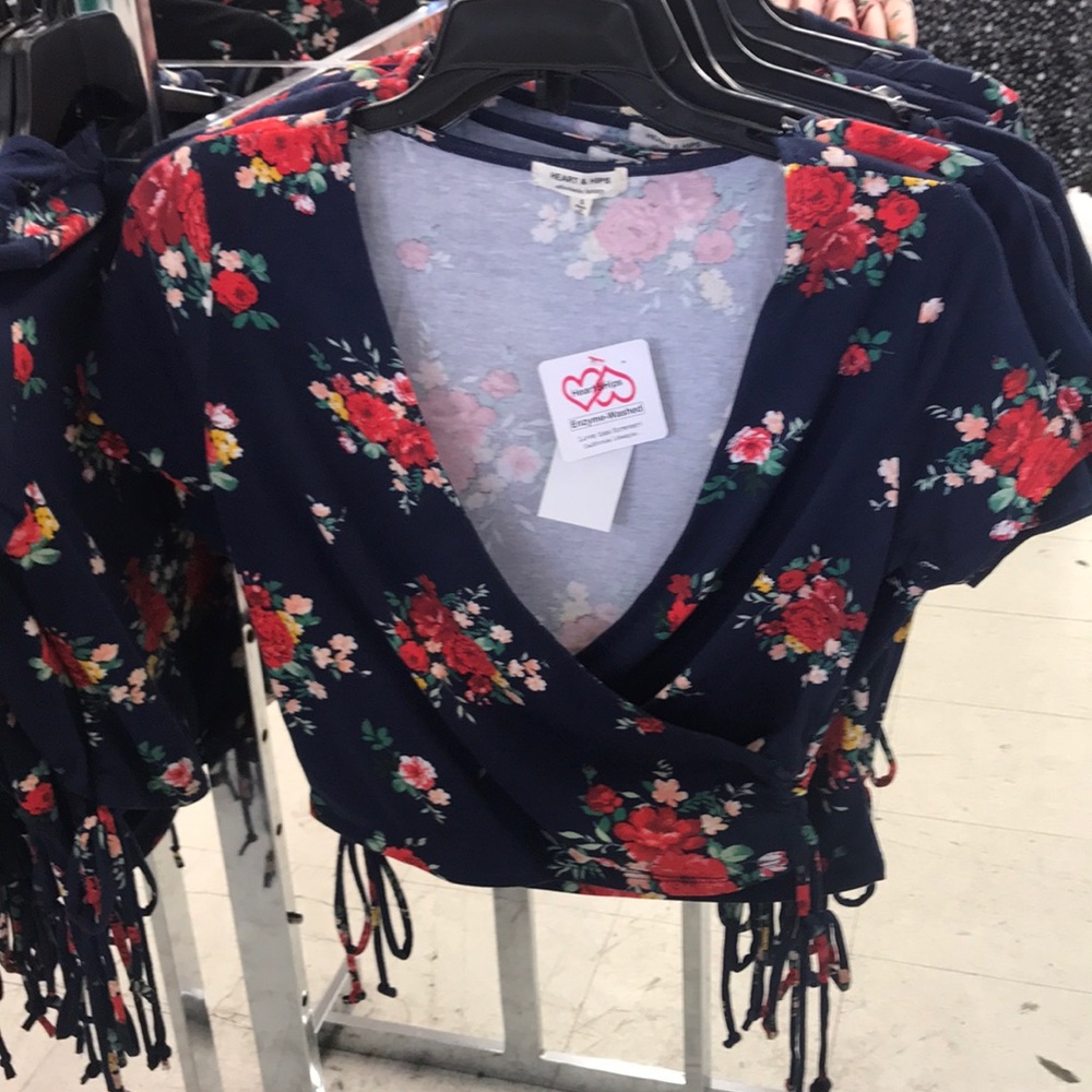 Crop top floral